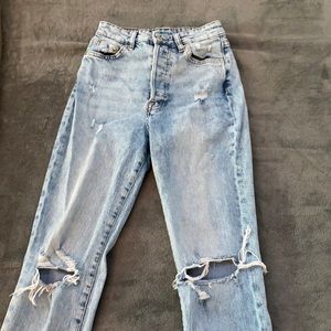Ultra High Waist Mom Jean